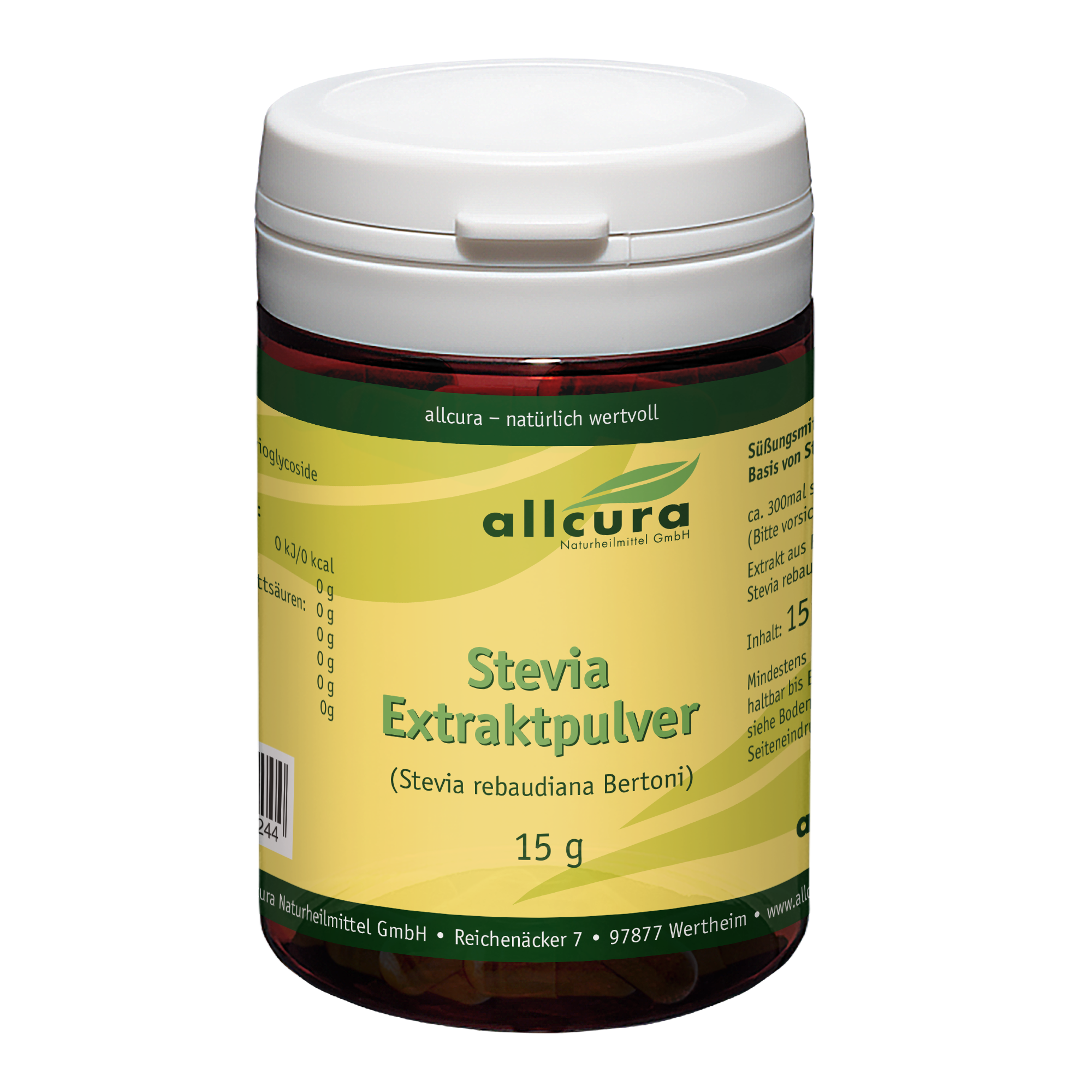 40224_PZN_07795959N2xAO9hfwrysU Stevia Extraktpulver, 15 g