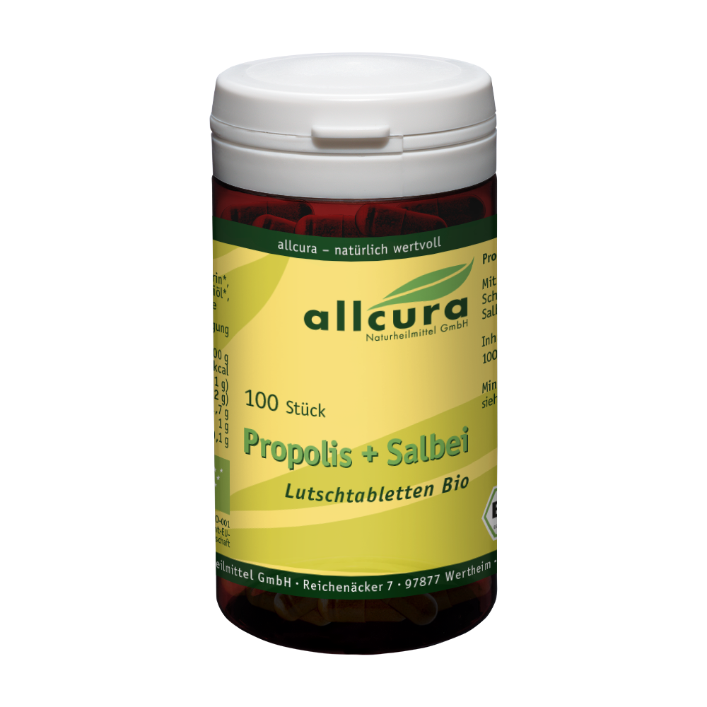 Propolis-Salbei Lutsch Tabletten Bio,  100 Stück