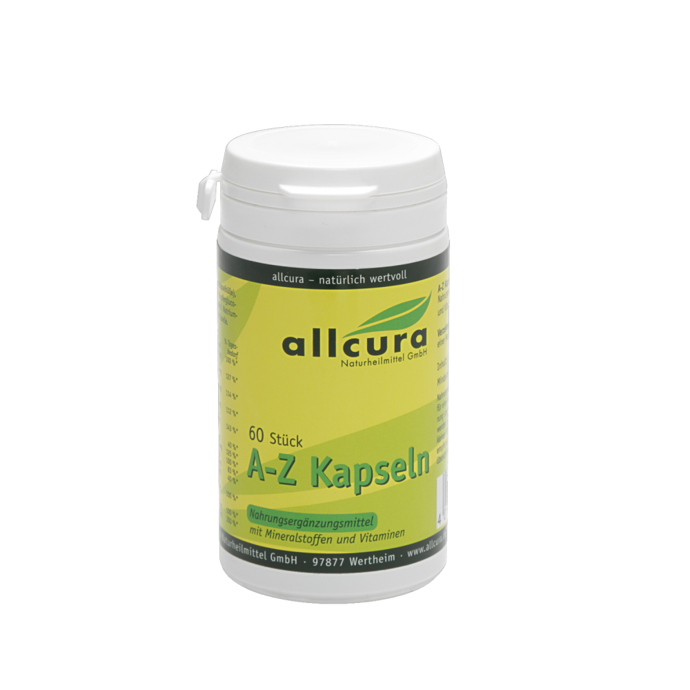 A-Z Kapseln Mineralien und Vitamine