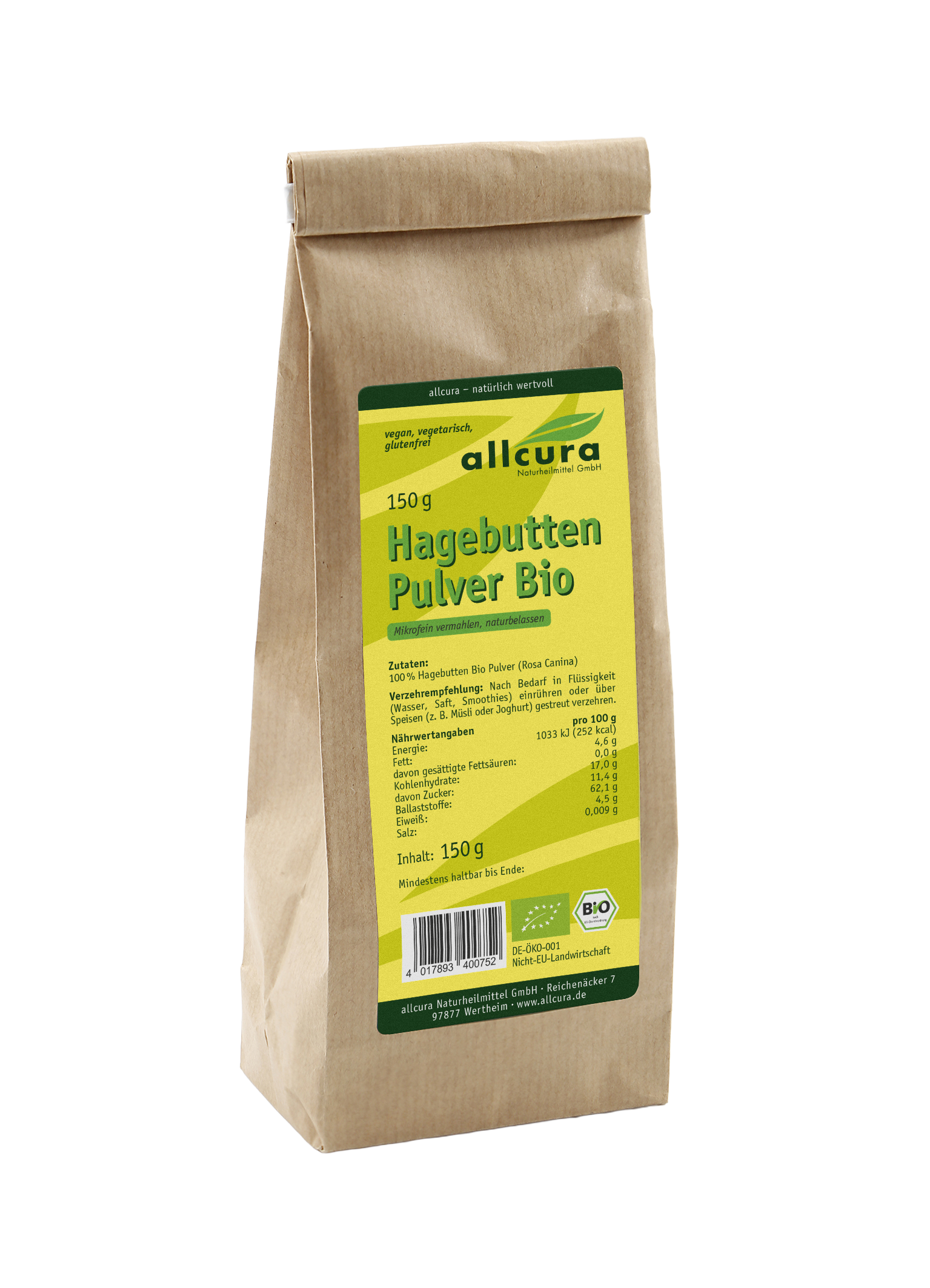 Hagebuttenpulver Bio