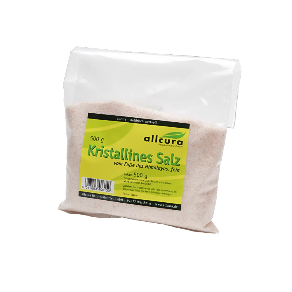 Kristallines Salz vom Fuße des Himalaya, gemahlen, 500 g