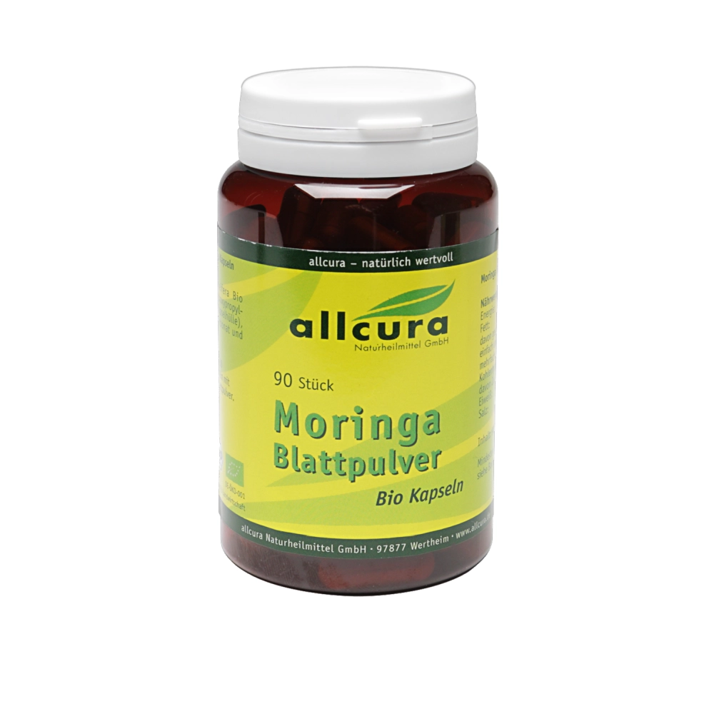 40905_PZN_03081022 Moringa Blattpulver Kapseln Bio, 90 Stück