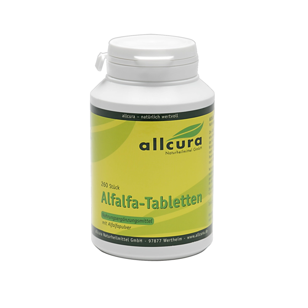 Alfalfa Tbl. ca. 260 Stk. (70 % Luzerne Plv.)