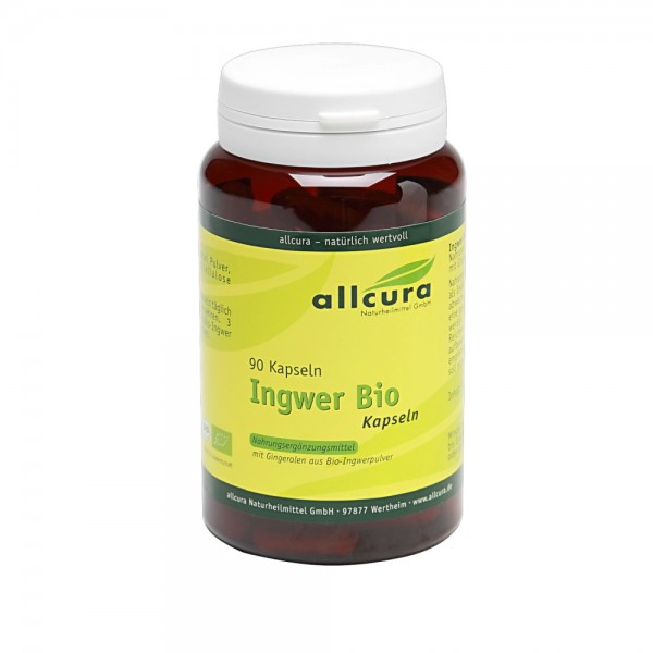 Ingwer Bio Kapseln 90 Stück