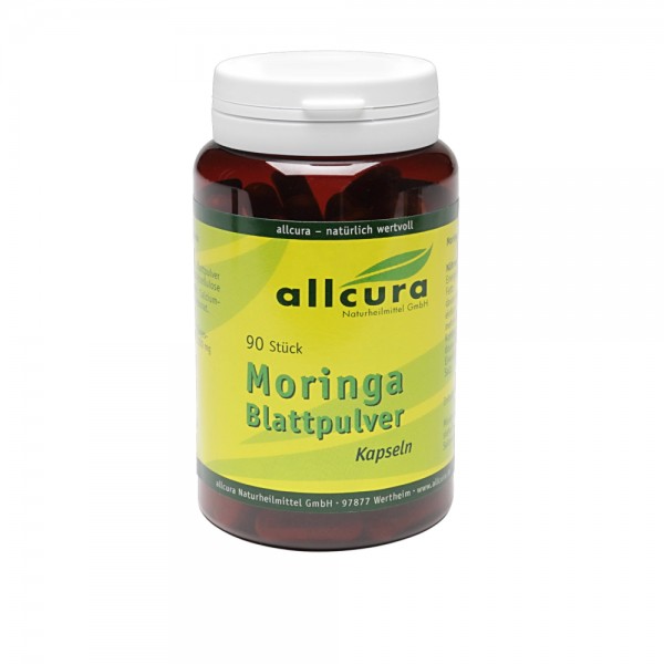 Moringa Blattplv.Kps. 90 Stück