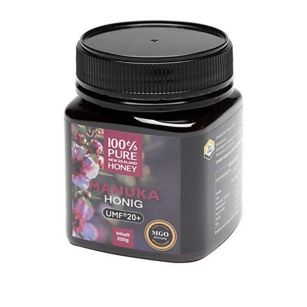 Manuka Honig, MGO 800+, UMF 20, 250 g