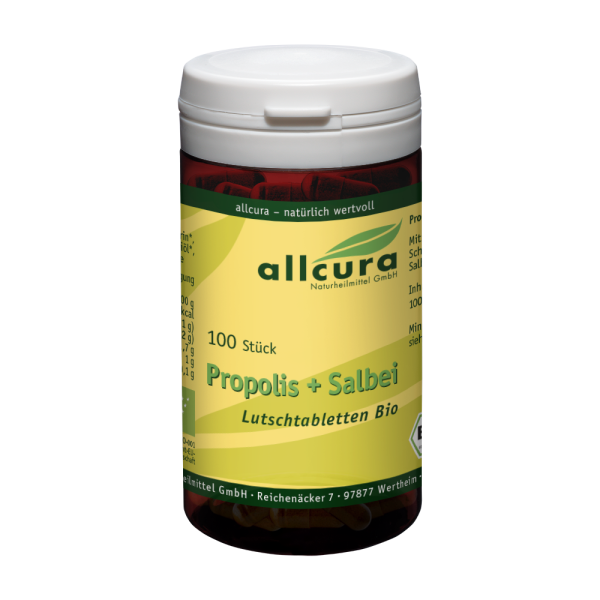 Propolis-Salbei Lutsch Tabletten Bio, 100 Stück