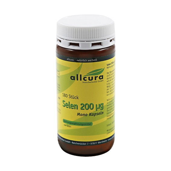 Selen 200 Mikrogramm Mono Kapseln 180 Stück