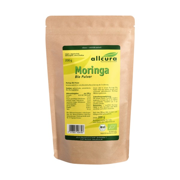 Moringa Pulver Bio, 200 g
