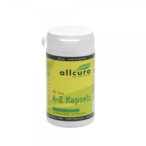 A-Z Kapseln Mineralien und Vitamine