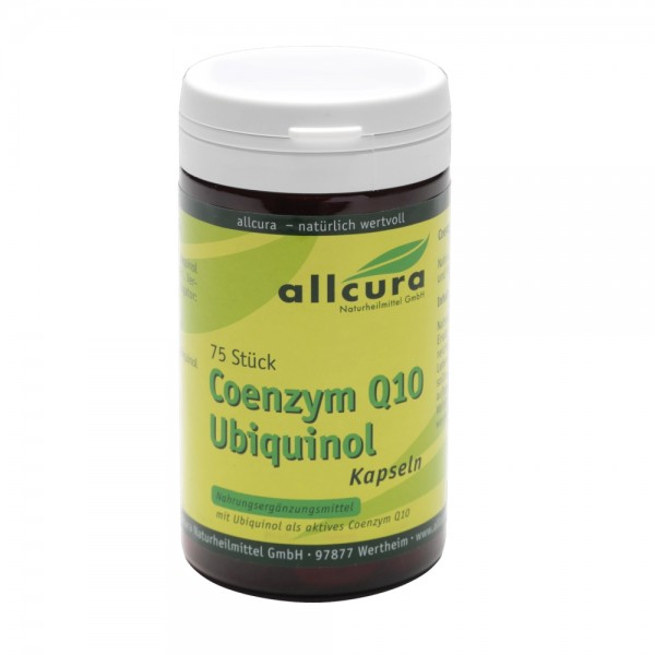 Coenzym Q10 Ubiquinol 100mg Kapseln 75 Stück