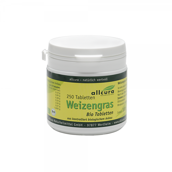 Weizengras Tabletten BIO, 250 Stück