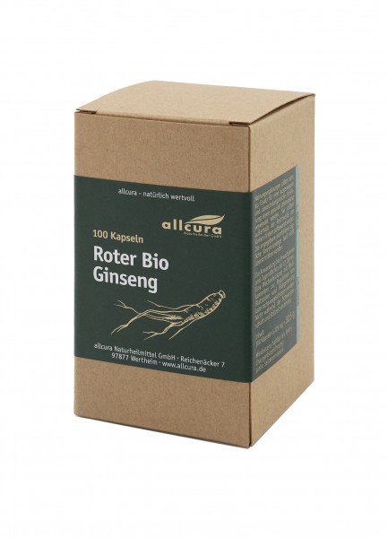 Roter Ginseng Bio Kapseln 100 Stück